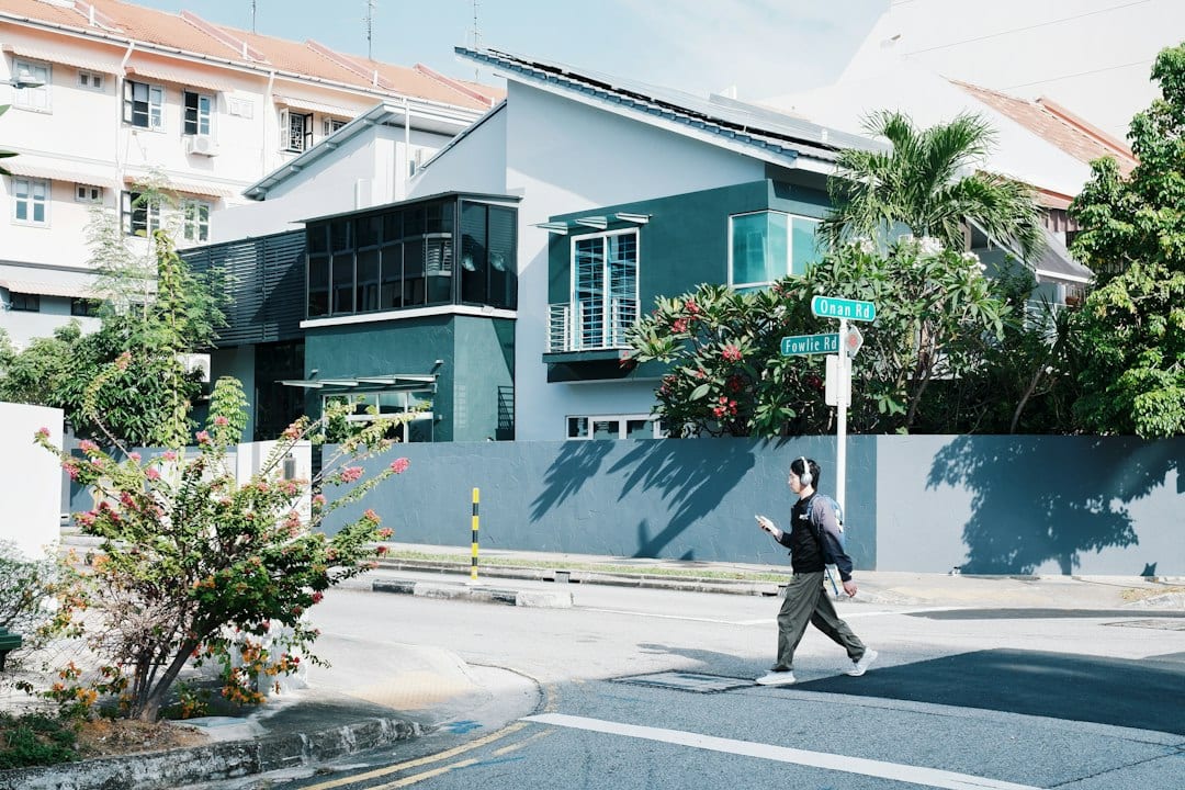 Modern Singapore landed property exterior